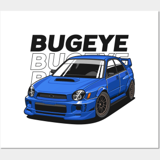 Subaru WRX Bugeye Posters and Art